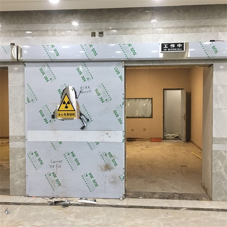 清水双扇电动防护铅门